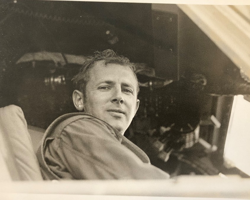 Roger Korenberg after his final Vietnam combat mission, 1971